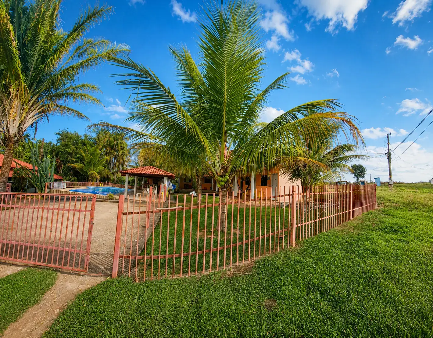 Entrada da fazenda